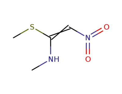 2-methylamino-2-methylthio-1-nitroethene