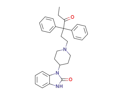 1-[1-(4-oxo-3,3-diphenyl-hexyl)-piperidin-4-yl]-1,3-dihydro-benzoimidazol-2-one