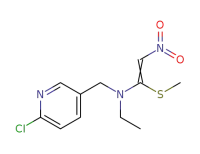 N-((6-chloropyridin-3-yl)methyl)-N-ethyl-1-(methylthio)-2-nitroethenamine